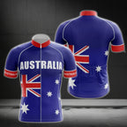 Australia Flag Cycling Short Sleeve Men's Jersey, Patriotic Australia Cycling Jerseys CG0143