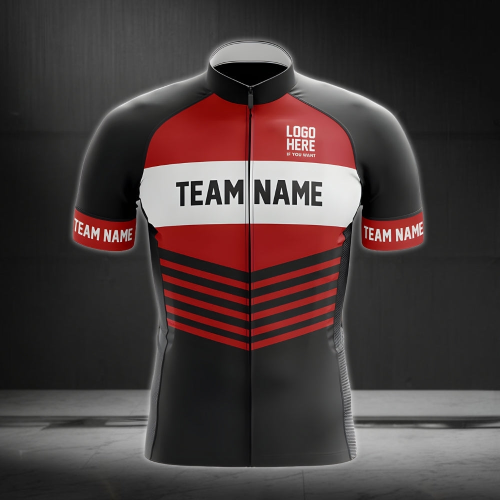Custom Team Cycling Short Sleeve Jersey For Mens, Men's Custom Cycling Jerseys CZ0112