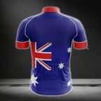 Australia Flag Cycling Short Sleeve Men's Jersey, Patriotic Australia Cycling Jerseys CG0143