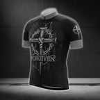 Forgiven Cross Cycling Short Sleeve Jersey For Men, Cross Christian Cycling Jerseys CG0481