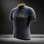 Don't Be Jealous Just Because I Cycle Faster Than You Short Sleeve Men's Cycling Jersey, Funny Cycling Jersey Mens CG0256