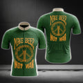 Make Beer Not War Men's Cycling Short Sleeve Jersey, Beer Cycling Jerseys CG0104