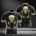Ride Or Die Skull Cycling Jersey Short Sleeve Mens, Skull Cycling Jerseys For Men CG0146