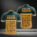 20 Ways To Drink Beer Cycling Short Sleeve Jersey Mens, Beer Funny Cycling Jerseys CG0105