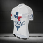 Texas Flag Short Sleeve Cycling Jersey For Mens, Texas Cycling Jerseys CZ0022