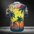 Florida Tropical Short Sleeve Cycling Jersey For Mens, Florida Pride Cycling Jerseys CZ0021
