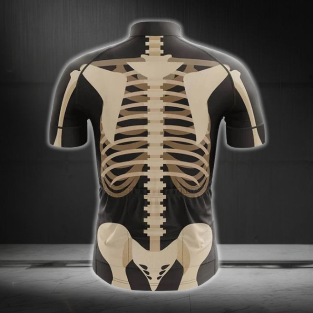 Skeleton Cycling Jersey Short Sleeve For Men, Skeleton Cycling Jerseys CG0147