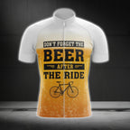 Don't Forget Beer After The Ride Cycling Short Sleeve Jersey For Men, Beer Funny Cycling Jerseys CG0106