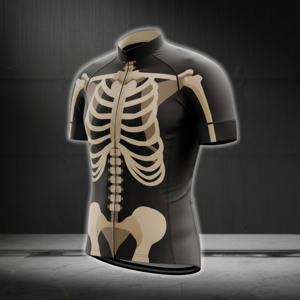 Skeleton Cycling Jersey Short Sleeve For Men, Skeleton Cycling Jerseys CG0147