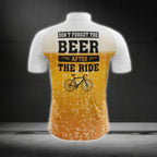 Don't Forget Beer After The Ride Cycling Short Sleeve Jersey For Men, Beer Funny Cycling Jerseys CG0106
