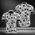 Black And White Shark Cycling Jersey Short Sleeve For Mens, Cycling Jerseys For Shark Lovers CG0260