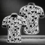 Black And White Shark Cycling Jersey Short Sleeve For Mens, Cycling Jerseys For Shark Lovers CG0260