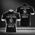 I Asked God For Health He Sent Me My Bike Short Sleeve Cycling Jersey Mens, God Christian Cycling Jeresys CG0486