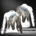 Custom Name Horse Women's Cycling Long Sleeve Jersey, Custom Horse Cycling Jerseys CG0695