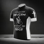 I Asked God For Health He Sent Me My Bike Short Sleeve Cycling Jersey Mens, God Christian Cycling Jeresys CG0486