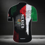 Mexico Flag Cycling Short Sleeve Jersey For Mens, Mexico Cycling Jerseys CZ0024