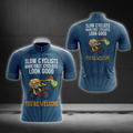 Slow Cyclists Make Fast Cyclists Look Good Cycling Short Sleeve Jersey For Men, Funny Turtle Cycling Jersey CG0859