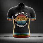 Made In 1977 Vintage All Original Parts Custom Retro Cycling Short Sleeve Men Jersey, Custom Year Retro Cycling Jerseys CG0495