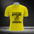 I Am The Best Cyclist Men's Short Sleeve Cycling Jersey, Funny Cycling Jerseys For Mens CG0110