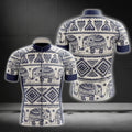 Elephant Tribal Short Sleeve Men's Cycling Jersey, Elephant Lovers Cycling Jerseys CG0264