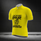 I Am The Best Cyclist Men's Short Sleeve Cycling Jersey, Funny Cycling Jerseys For Mens CG0110