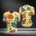 Dinasour Cycling Short Sleeve Jersey For Ladies, Dinasour Cycling Jersey CG0862