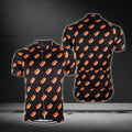 Hot Dog Short Sleeve Cycling Jersey For Men, Hot Dog Cycling Jerseys CG0459