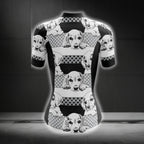 Women's Beagle Dog Cycling Short Sleeve Jerseys, Beagle Lovers Cycling Jersey For Women CG0266