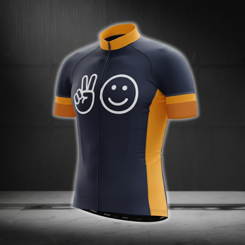 Hit Your Brakes Not People Men's Cycling Short Sleeve Jersey, Funny Cycling Jerseys CG0700
