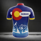 Colorado Flag Cycling Short Sleeve Jersey For Mens, Colorado State Cycling Jerseys CG0114