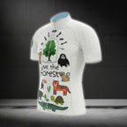 Save The Forest Animal Cycling Short Sleeve Men's Jersey,  The Forest Cycling Jersey CG0701