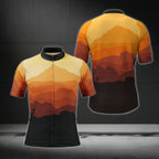 Men's Sunset Short Sleeve Cycling Jersey, Cycling Jerseys For Mens CZ0090