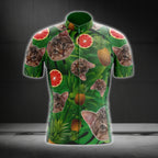 Custom Photo Pet Men's Tropical Cycling Short Sleeve Jersey, Custom Photo Pet Cycling Jersey CG0269