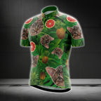 Custom Photo Pet Men's Tropical Cycling Short Sleeve Jersey, Custom Photo Pet Cycling Jersey CG0269