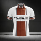Custom Red And White Cycling Team Short Sleeve Jersey Mens, Custom Cycling Jerseys For Team CG0494