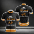 Grumpy Old Man Cycling Club Only Happy When Cycling And Complaining Short Sleeve Cycling Jersey For Men, Funny Old Man Cycling Jerseys CG0657