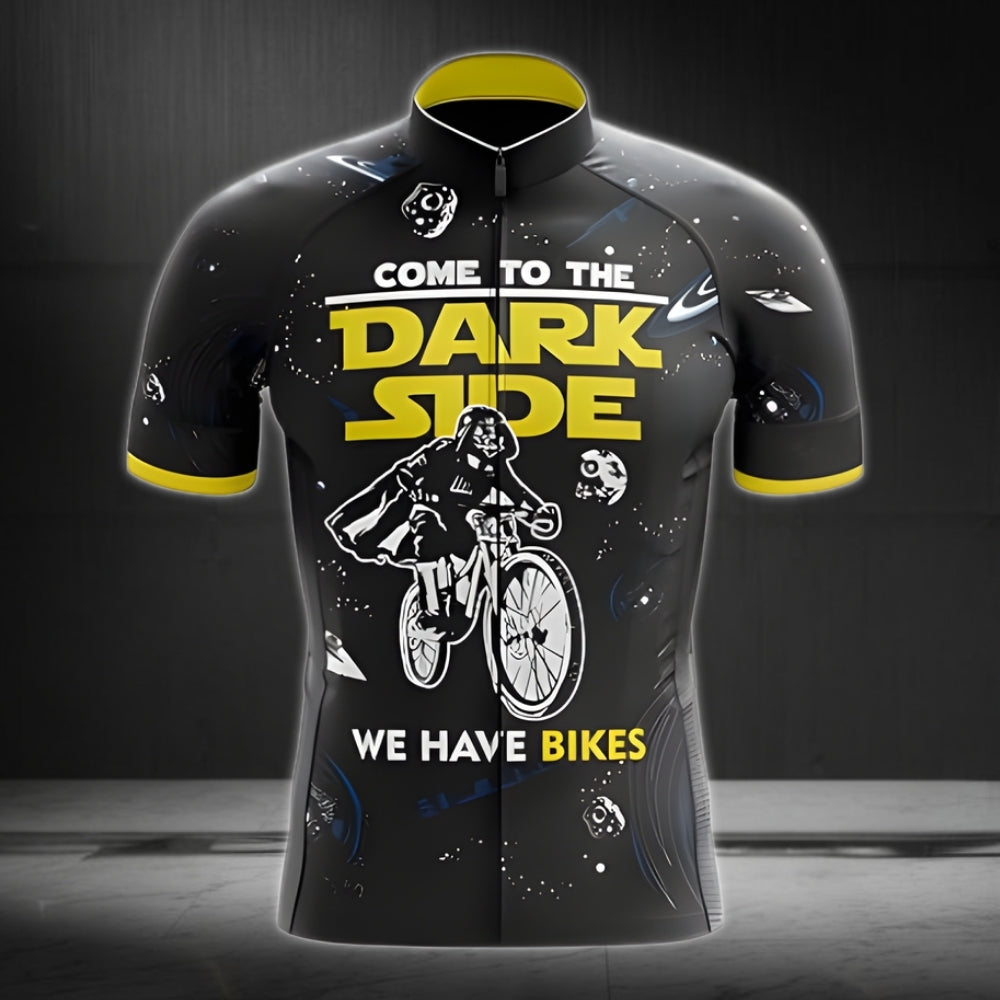 Come To The Dark Side We Have Bikes Men's Cycling Short Sleeve Jersey, Funny Cycling Jerseys CZ0033