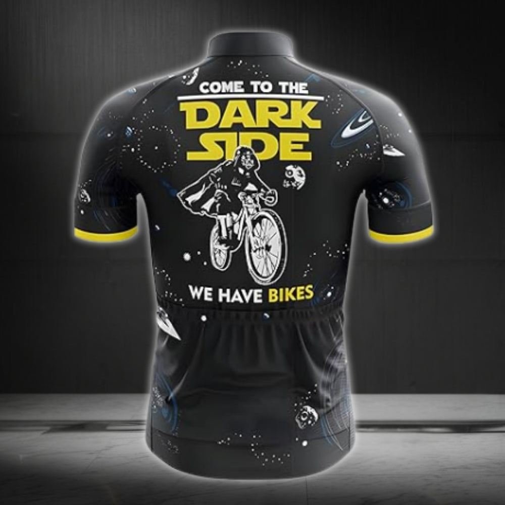 Come To The Dark Side We Have Bikes Men's Cycling Short Sleeve Jersey, Funny Cycling Jerseys CZ0033