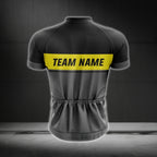 Custom Team Black Mens Cycling Short Sleeve Jersey, Custom Cycling Jerseys CG0496