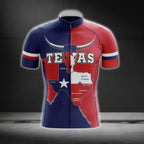 Texas Flag Cycling Jersey Short Sleeve For Mens, Texas State Cycling Jerseys CG0117