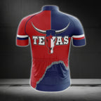 Texas Flag Cycling Jersey Short Sleeve For Mens, Texas State Cycling Jerseys CG0117