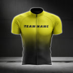 Custom Team Black And Yellow Short Sleeve Jersey For Men, Custom Cycling Team Jersey CG0497