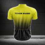 Custom Team Black And Yellow Short Sleeve Jersey For Men, Custom Cycling Team Jersey CG0497