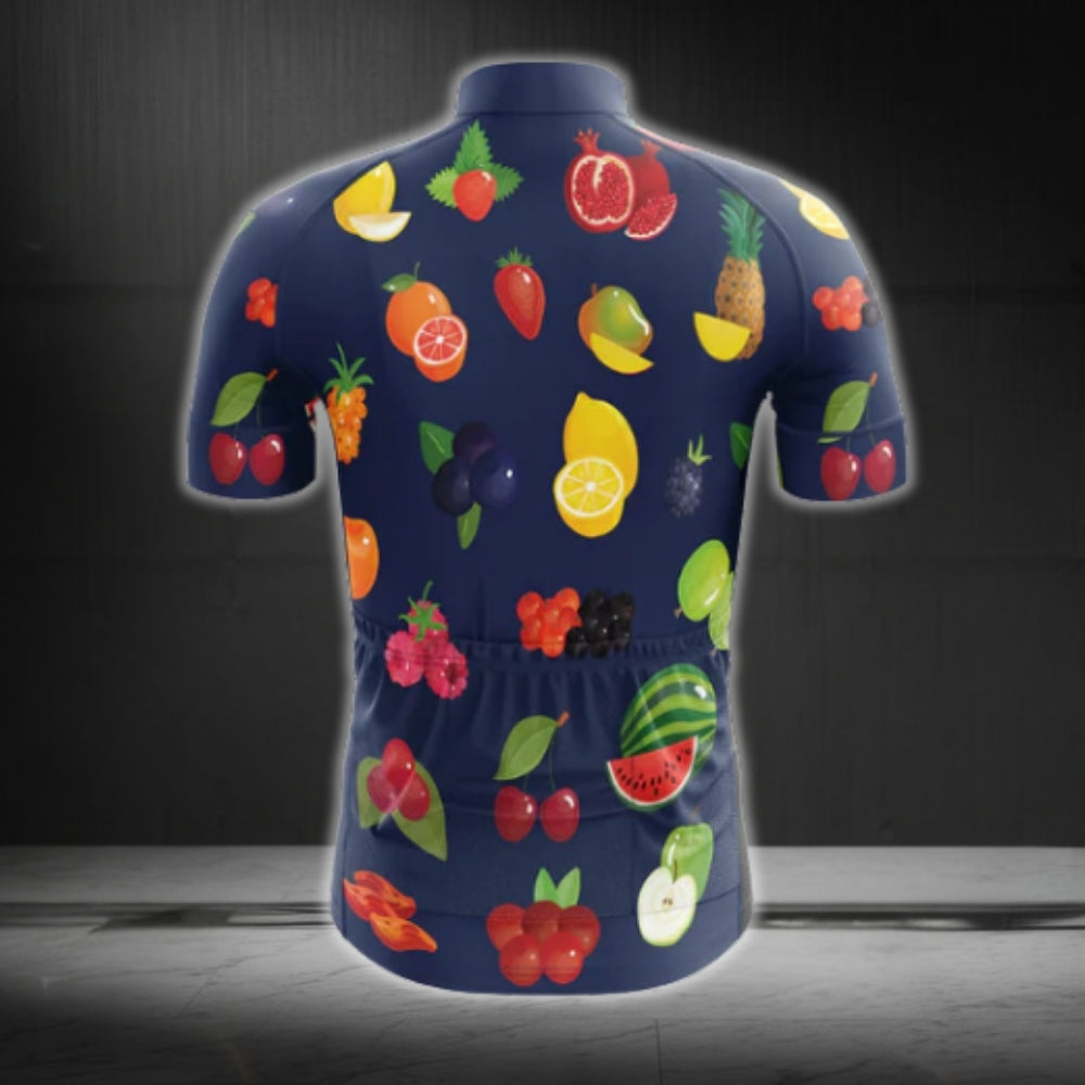 Fruits Cycling Jersey Short Sleeve For Mens, Fruit Lovers Cycling Jerseys CG0273