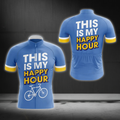 This Is My Happy Tour Cycling Short Sleeve Jersey For Men, Funny Cycling Jersey CG0875