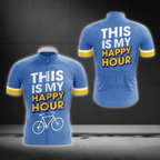 This Is My Happy Tour Cycling Short Sleeve Jersey For Men, Funny Cycling Jersey CG0875