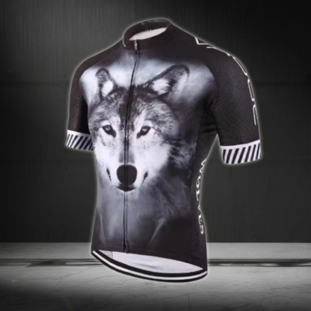 Men's Wolf Cycling Short Sleeve Jersey, Wolf Cycling Jerseys CZ0096