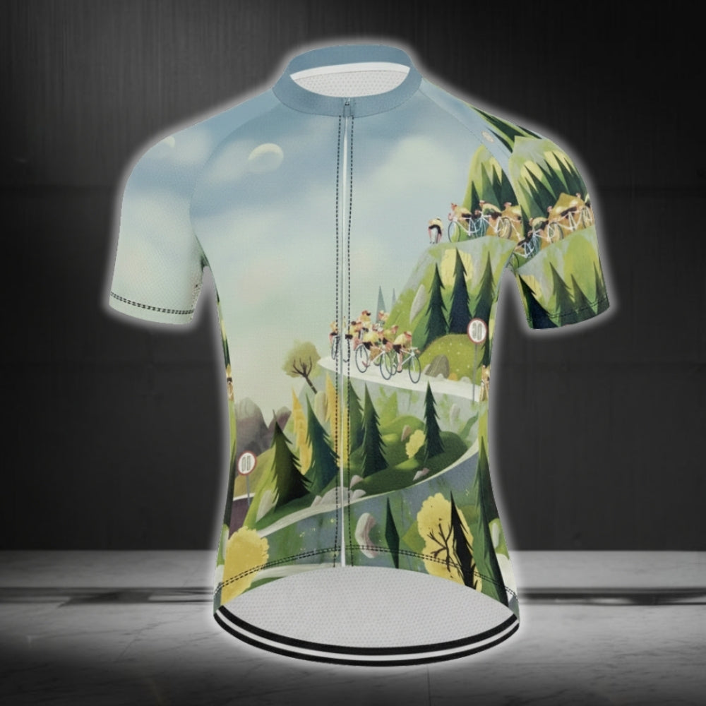 Men's Road Cycling Short Sleeve Jersey, Cycling Jerseys For Mens CZ0095