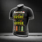 Sushi Lover Cycling Short Sleeve Men's Jersey, Sushi Cycling Jerseys CG0274