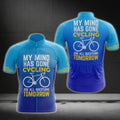My Mind Has Gone Cycling Ask All Questions Tomorrow Men's Cycling Short Sleeve Jerseys, Funny Cycling Jerseys CG0275